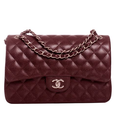 chanel burgundy caviar bag|Chanel Caviar WOC Crossbody Bag .